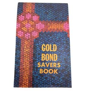 Vintage Gold Bond Savers Stamp Book Advertising Collectible Coupon Book w Stamps